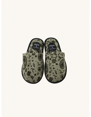 SLIPPERS KAKI ARIZONA LOVE x KUJTEN destockage