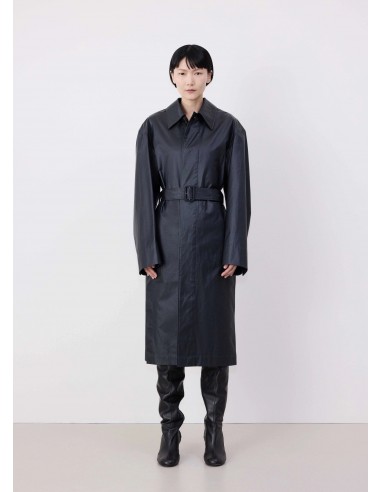 BELTED RAIN COAT WITH SLITS de pas cher