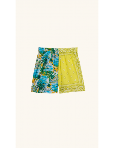 Short Hawai Yellow Bandana pour bénéficier 