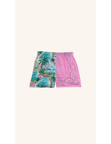 Short Kids Hawai Pink Bandana Livraison rapide