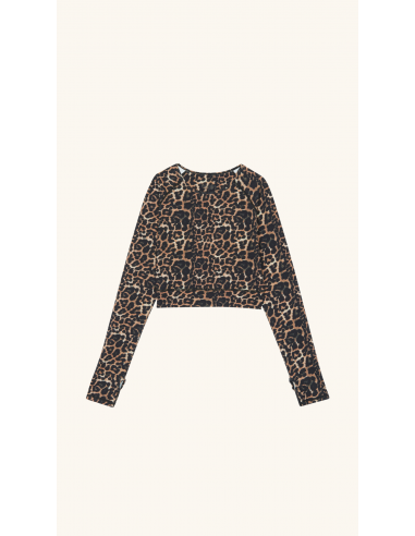 YOGA LONG SLEEVE TOP LEOPARD Venez acheter