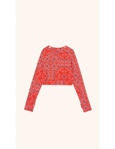 YOGA LONG SLEEVE TOP RED Comparez et commandez 