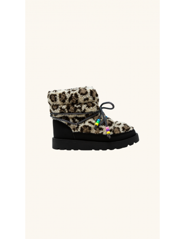 FUR SNOW BOOTS LEOPARD store