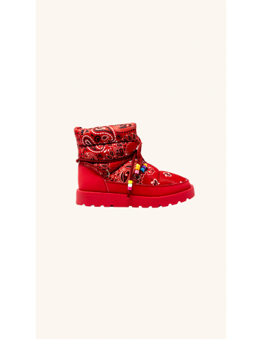 SNOW BOOTS RED Par le système avancé 