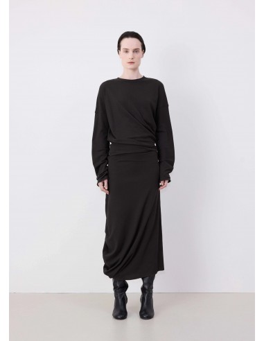 LONG SLEEVE TWISTED DRESS Par le système avancé 