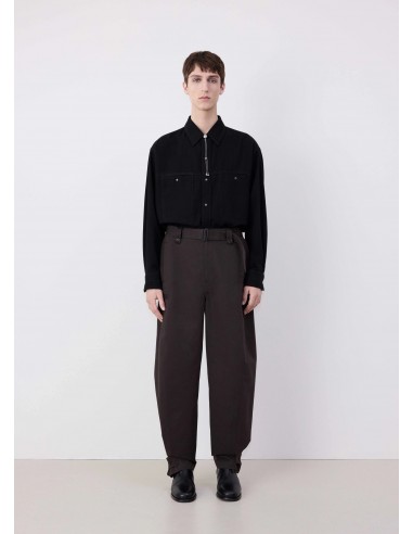 TWISTED PANTS WITH ADJUSTABLE CUFF Dans la société mordern