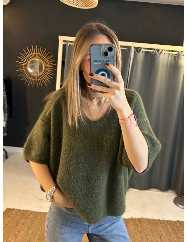 Pull Jade col V Par le système avancé 