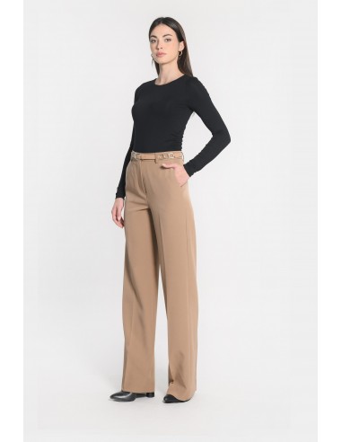 PANTALON TAILLE HAUTE MATHILDA MACCHIATO rembourrage situé sous