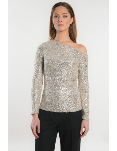 TOP MANCHES LONGUES - JAY - SILVER/GOLD commande en ligne