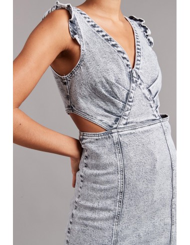 Robe denim à découpe - Clea Venez acheter