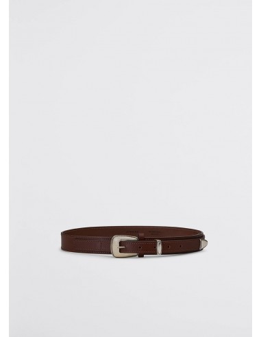 MINIMAL WESTERN BELT brillant des détails fins